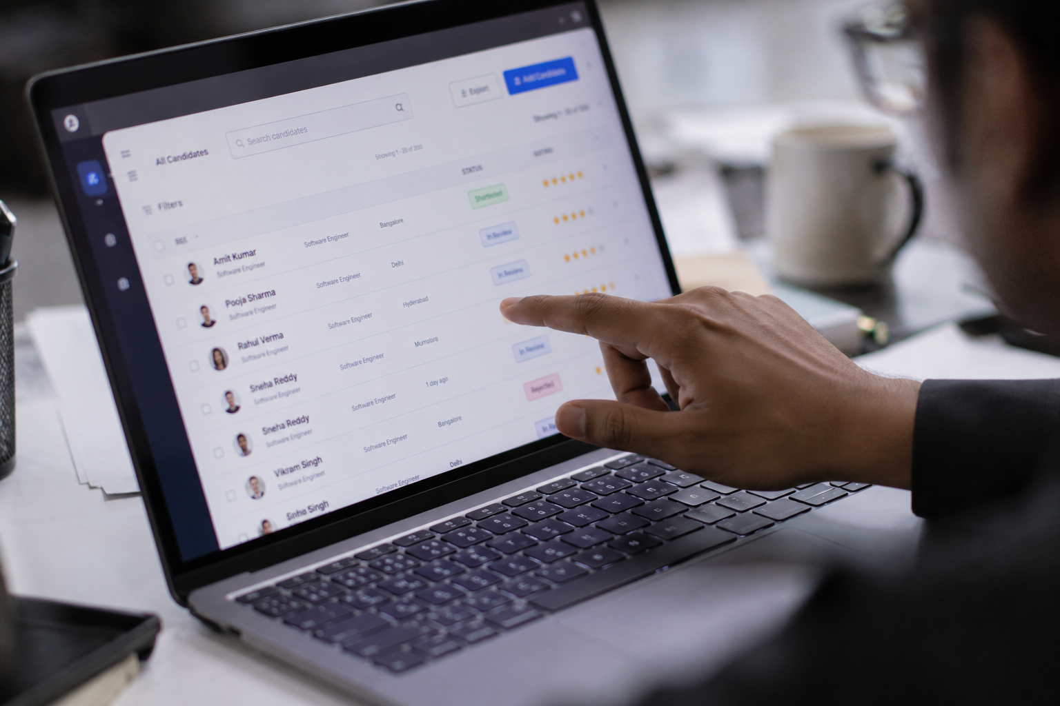 Recruiter shortlist conversion